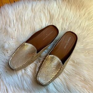 Donald J Pliner Lovage Metallic Gold Slip-on‎